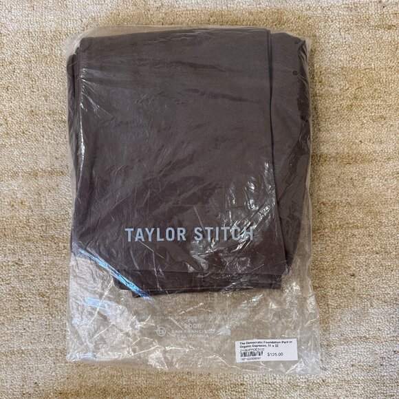 Taylor Stitch - The Democratic Foundation Pant In Organic Espresso - 32L… - Picture 1 of 9